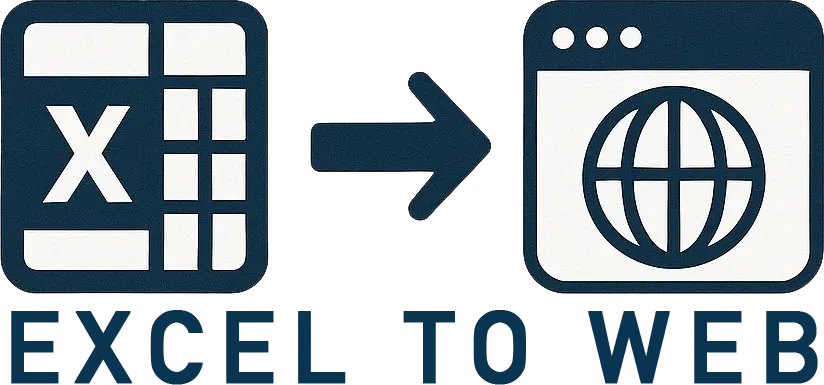 ExcelToWeb Logo