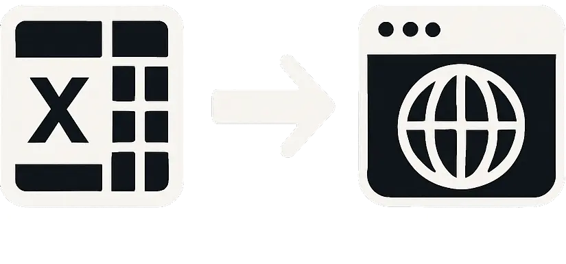 ExcelToWeb Logo